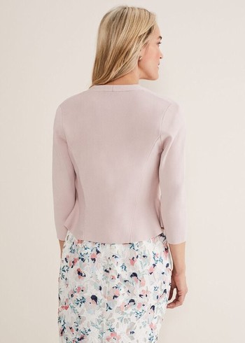 Phase Eight Salma Flare Hemted Knitwear Rose USA | 4812596-TE